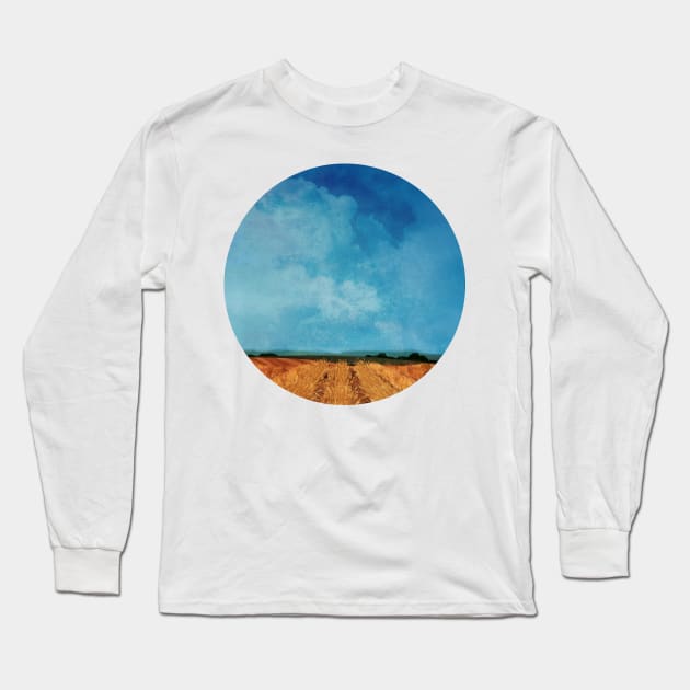 Hay Bails Long Sleeve T-Shirt by KatherineBlowerDesigns